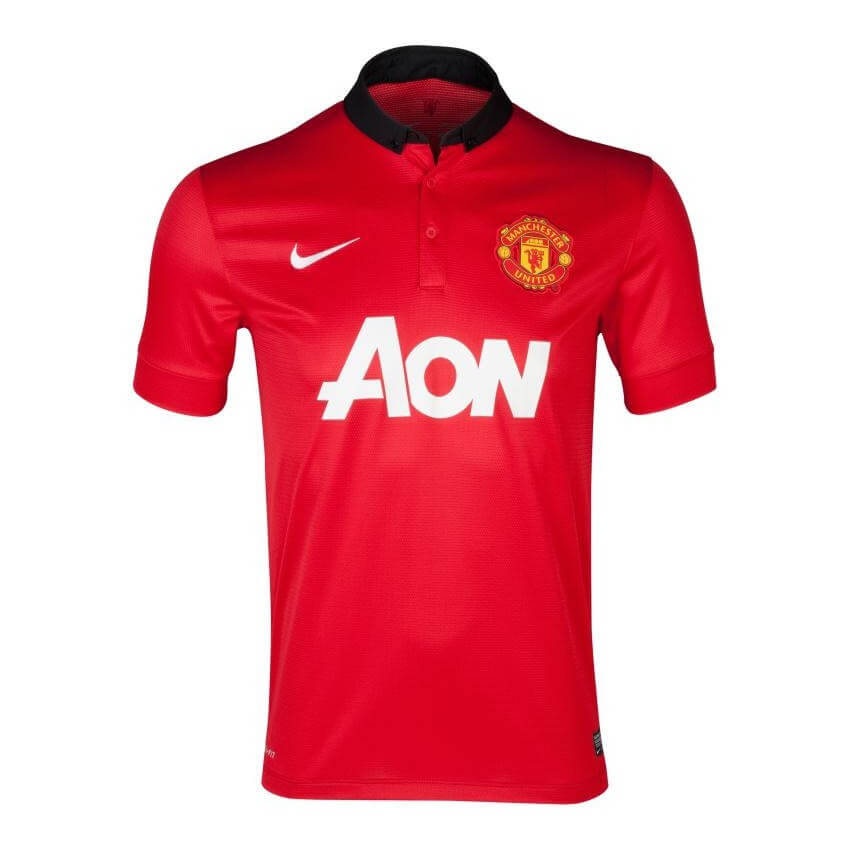 Manchester United 2013/2014 Trikot Home rot