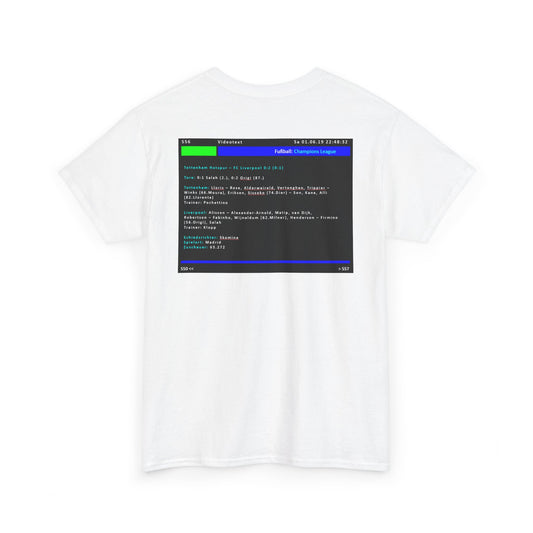Champions League Finale 2019 Videotext Shirt -  Tottenham Hotspur vs FC Liverpool